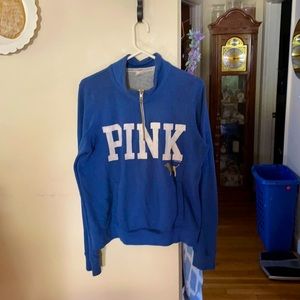 PINK SWEATSHIRT 3/4 Zip up